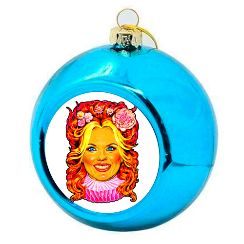 SPICY GINGER - colourful christmas bauble by Jock Mooney