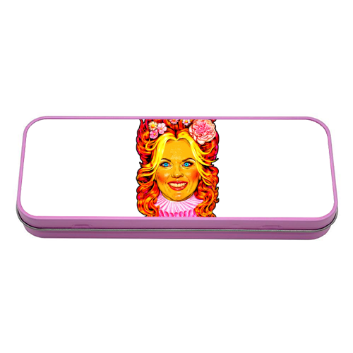 SPICY GINGER - tin pencil case by Jock Mooney