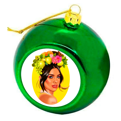 ANGEL - colourful christmas bauble by Jock Mooney