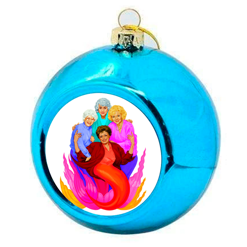 GOLDEN - colourful christmas bauble by Jock Mooney
