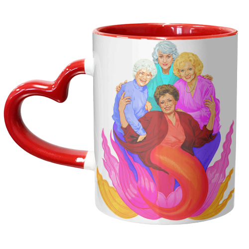 GOLDEN - unique mug by Jock Mooney