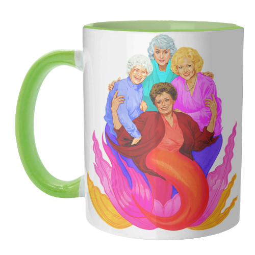 GOLDEN - unique mug by Jock Mooney