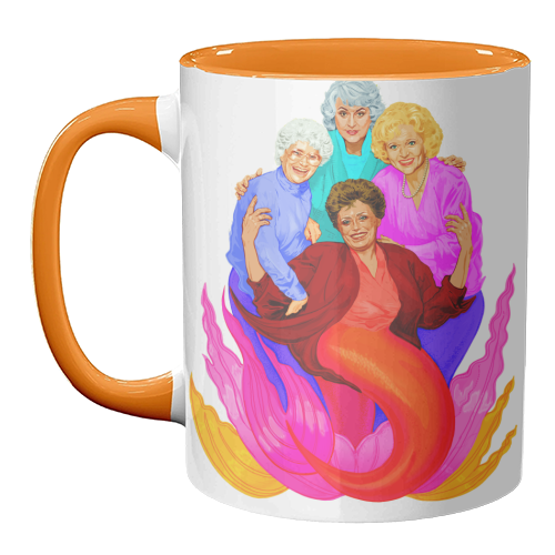 GOLDEN - unique mug by Jock Mooney