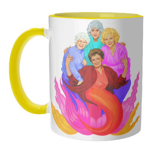 GOLDEN - unique mug by Jock Mooney