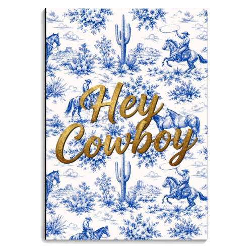 Hey Cowboy - personalised A4, A5, A6 notebook by Lilly Rose