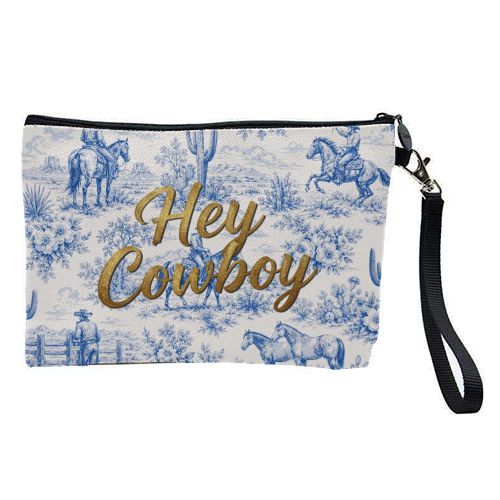 Hey Cowboy - pretty makeup bag by Lilly Rose