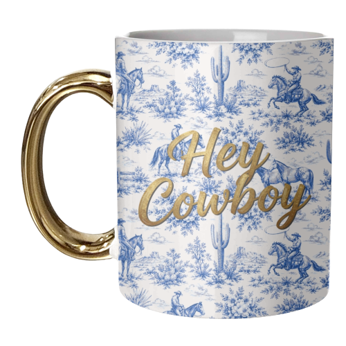 Hey Cowboy - unique mug by Lilly Rose