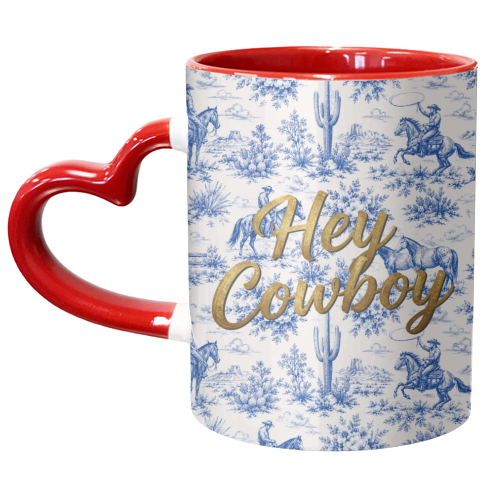 Hey Cowboy - unique mug by Lilly Rose