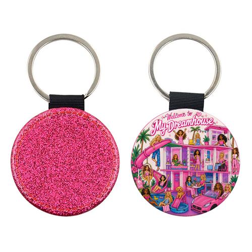 Welcome to My Dreamhouse - keyring by Ms Doodle