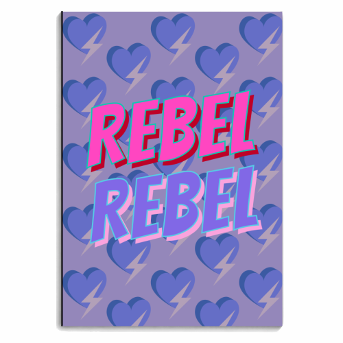 Rebel Rebel - personalised A4, A5, A6 notebook by Nida Designs