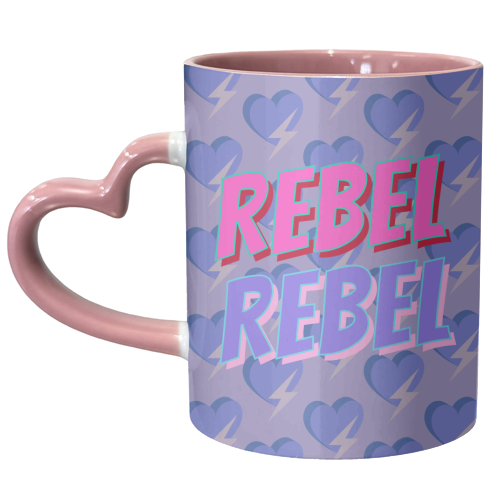 Rebel Rebel - unique mug by Nida Designs