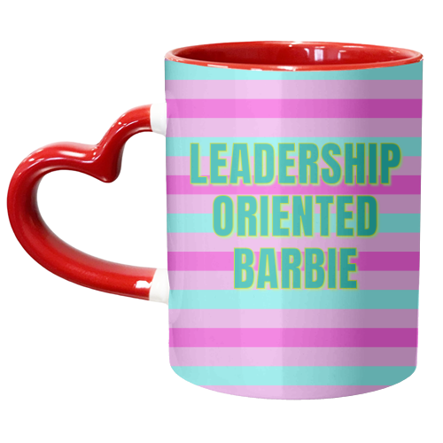 Leadership Oriented Barbie - unique mug by Nida Designs