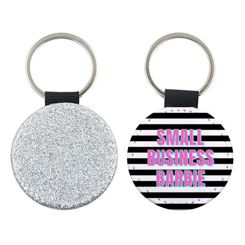 Small Business Barbie - keyring by Nida Designs