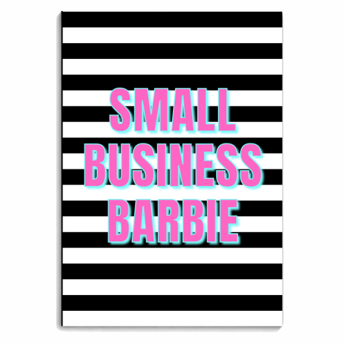 Small Business Barbie - personalised A4, A5, A6 notebook by Nida Designs