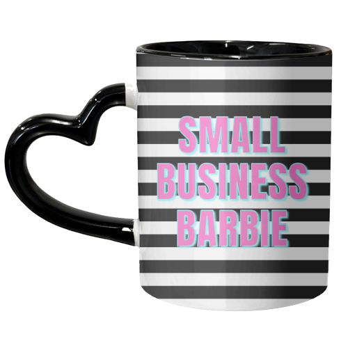Small Business Barbie - unique mug by Nida Designs