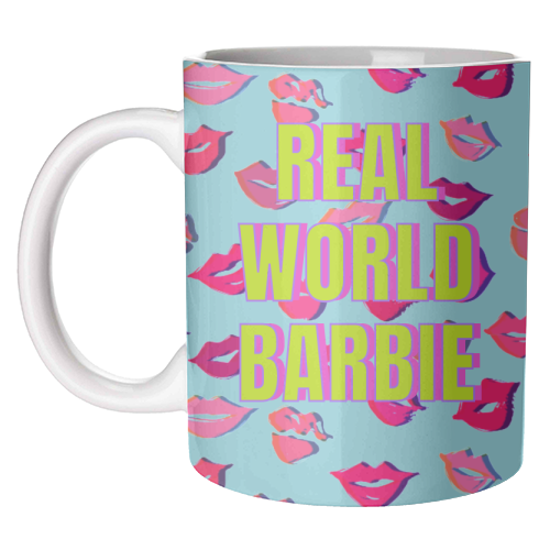 Real World Barbie - unique mug by Nida Designs
