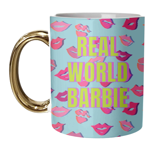 Real World Barbie - unique mug by Nida Designs
