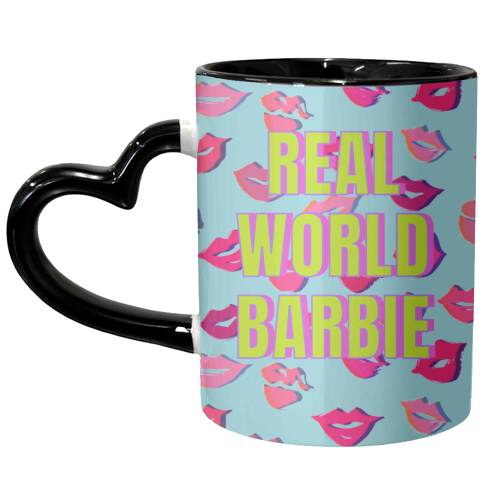 Real World Barbie - unique mug by Nida Designs