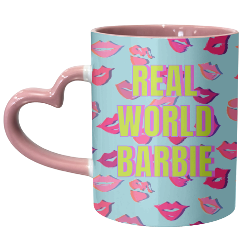 Real World Barbie - unique mug by Nida Designs