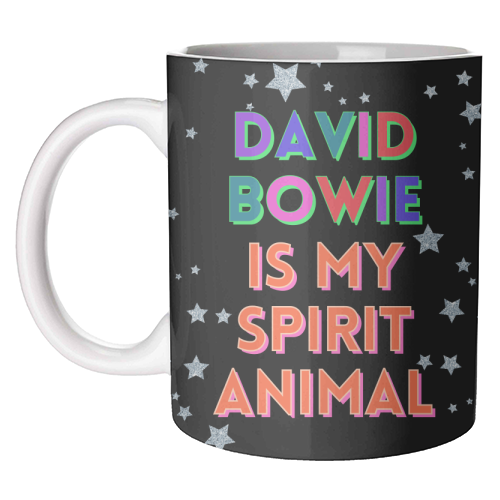 David Bowie - My Spirit Animal Series - unique mug by Nida Designs