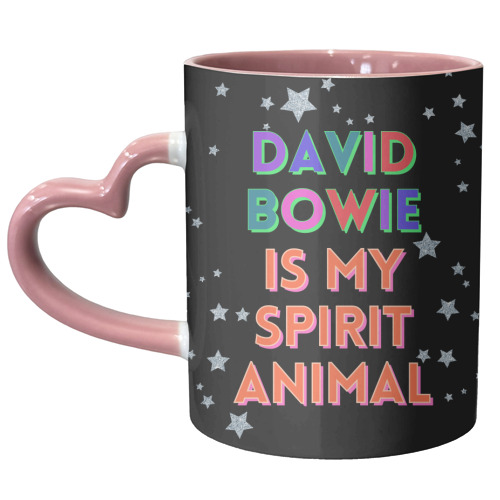David Bowie - My Spirit Animal Series - unique mug by Nida Designs