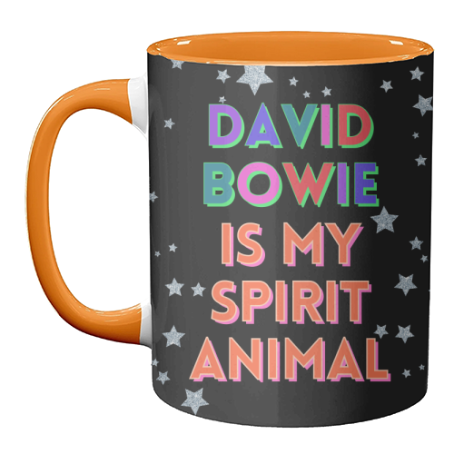 David Bowie - My Spirit Animal Series - unique mug by Nida Designs