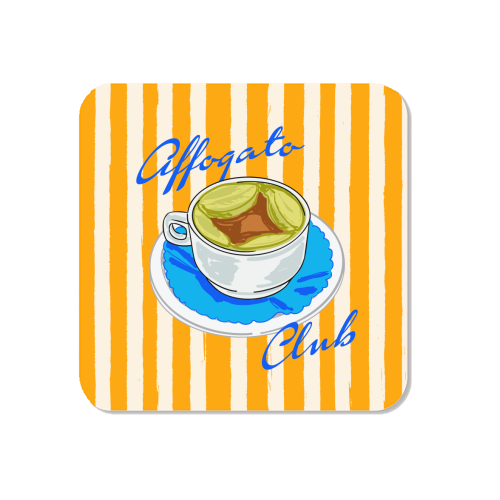 Affogato Club Aesthetic Coffee Illustration - Magnet by EZbie