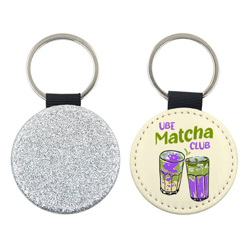 Ube Matcha Club Illustration - keyring by EZbie
