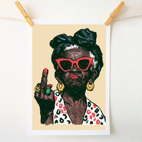 God bless you - A1 - A4 art print by DejaReve