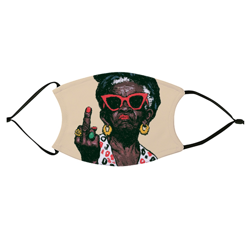 God bless you - face cover mask by DejaReve
