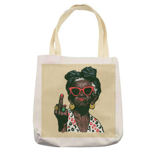 God bless you - printed canvas tote bag by DejaReve