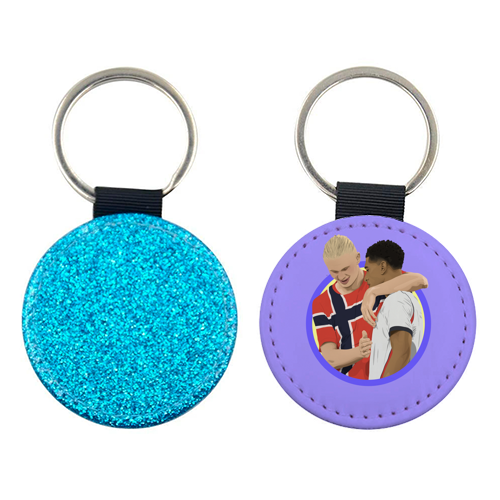 Haaland & Bellingham - keyring by Pink and Pip