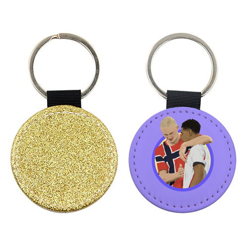 Haaland & Bellingham - keyring by Pink and Pip