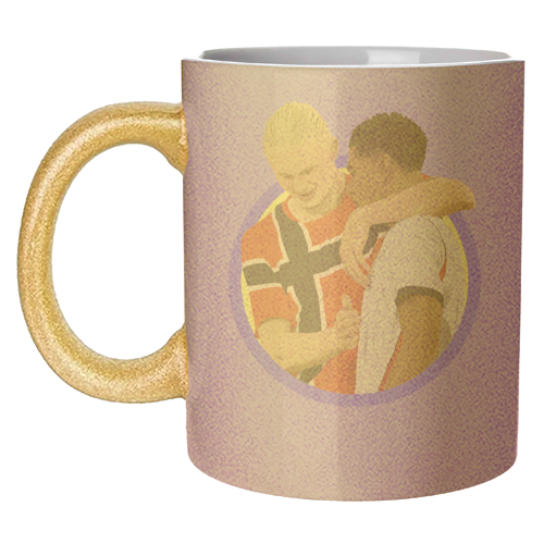 Haaland & Bellingham - unique mug by Pink and Pip
