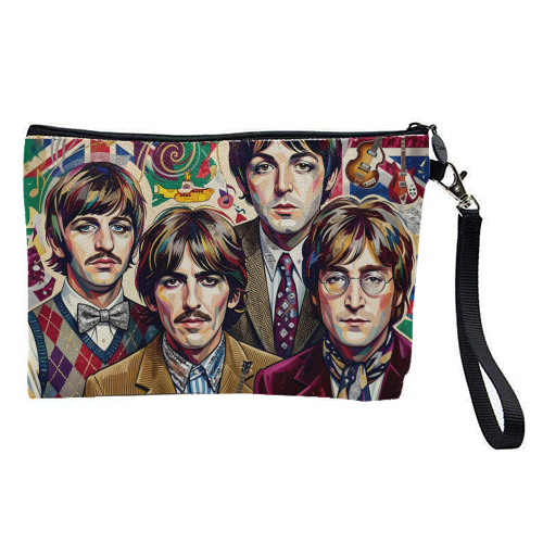 The Beatles: A Pop Art Symphony - pretty makeup bag by haris kavalla