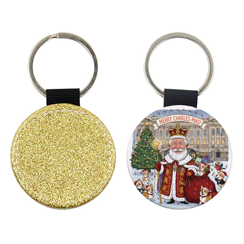 Merry Charles-mas! – A Royal Christmas Celebration - keyring by haris kavalla