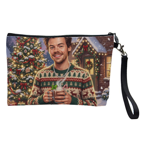 Harry's Cozy Christmas – A Festive Winter Evening - pretty makeup bag by haris kavalla