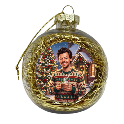 Harry's Cozy Christmas – A Festive Winter Evening - xmas bauble by haris kavalla