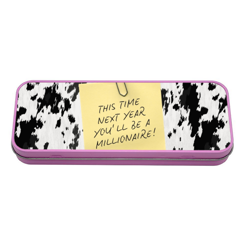 This Time Next Year - tin pencil case by Lilly Rose