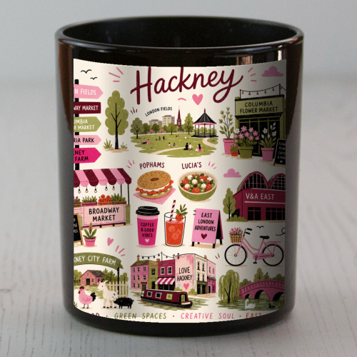 Love, Hackney! - scented candle by The Yellow Box