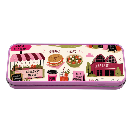 Love, Hackney! - tin pencil case by The Yellow Box