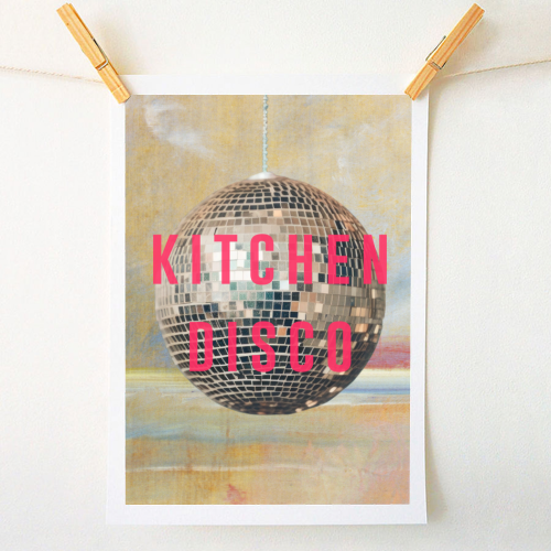 Kitchen Disco | - A1 - A4 art print by The 13 Prints