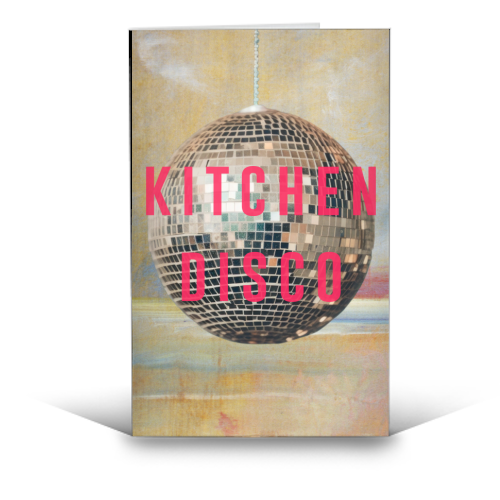 Kitchen Disco | - funny greeting card by The 13 Prints