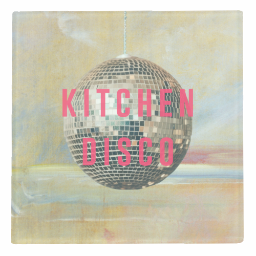 Kitchen Disco | - personalised beer coaster by The 13 Prints