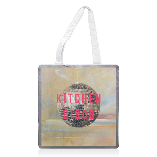 Kitchen Disco | - printed canvas tote bag by The 13 Prints