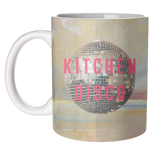 Kitchen Disco | - unique mug by The 13 Prints