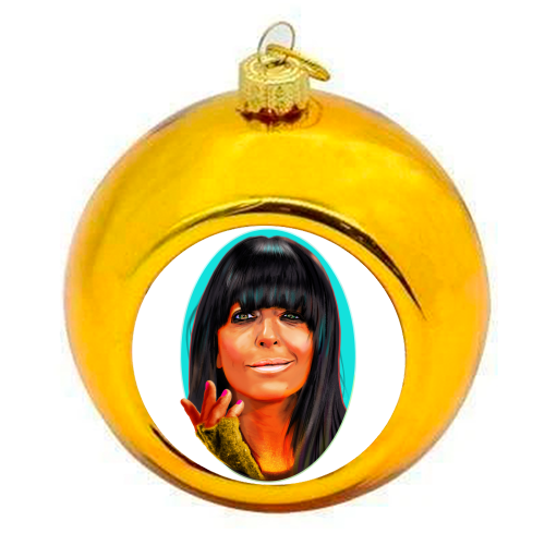 ORANGE QUEEN - colourful christmas bauble by Jock Mooney