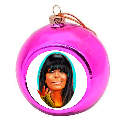 ORANGE QUEEN - colourful christmas bauble by Jock Mooney