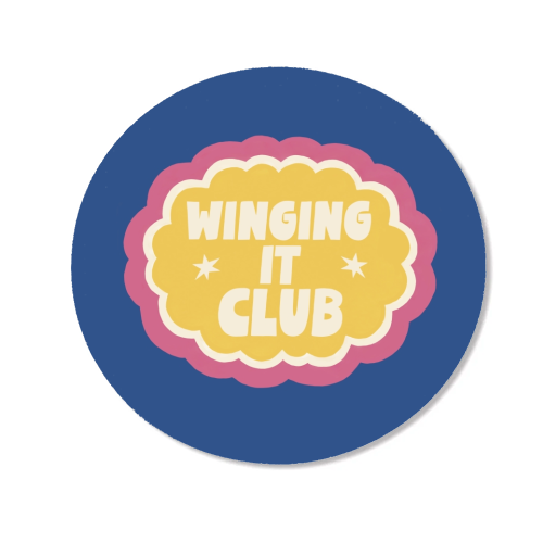 Winging It Club Badge - Magnet by Giddy Kipper