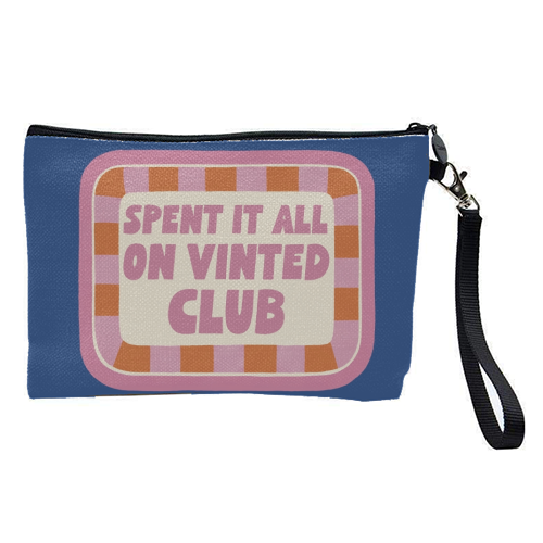 Spent it all on Vinted Club badge - pretty makeup bag by Giddy Kipper